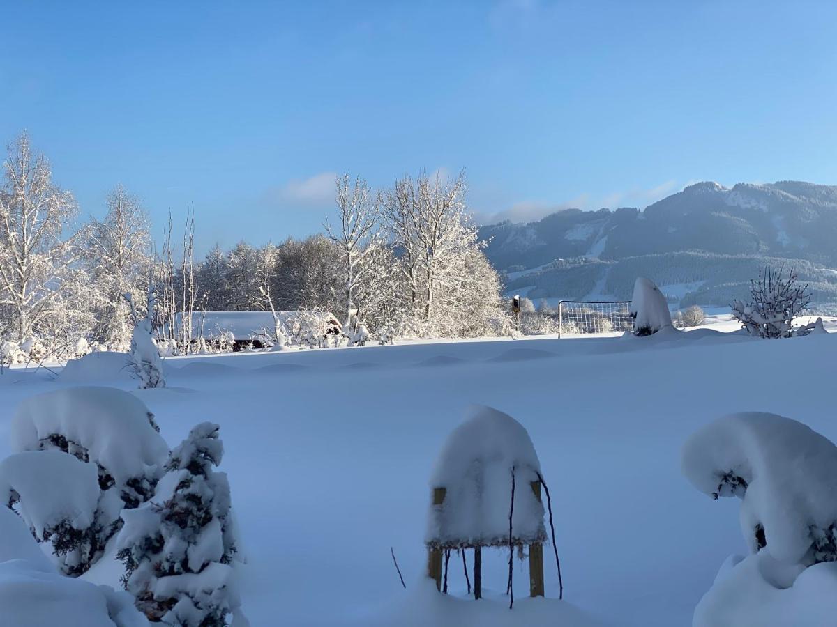 Ferienwohnung Mit Eigenem Garten Und Bergblick Oy-Mittelberg Buitenkant foto